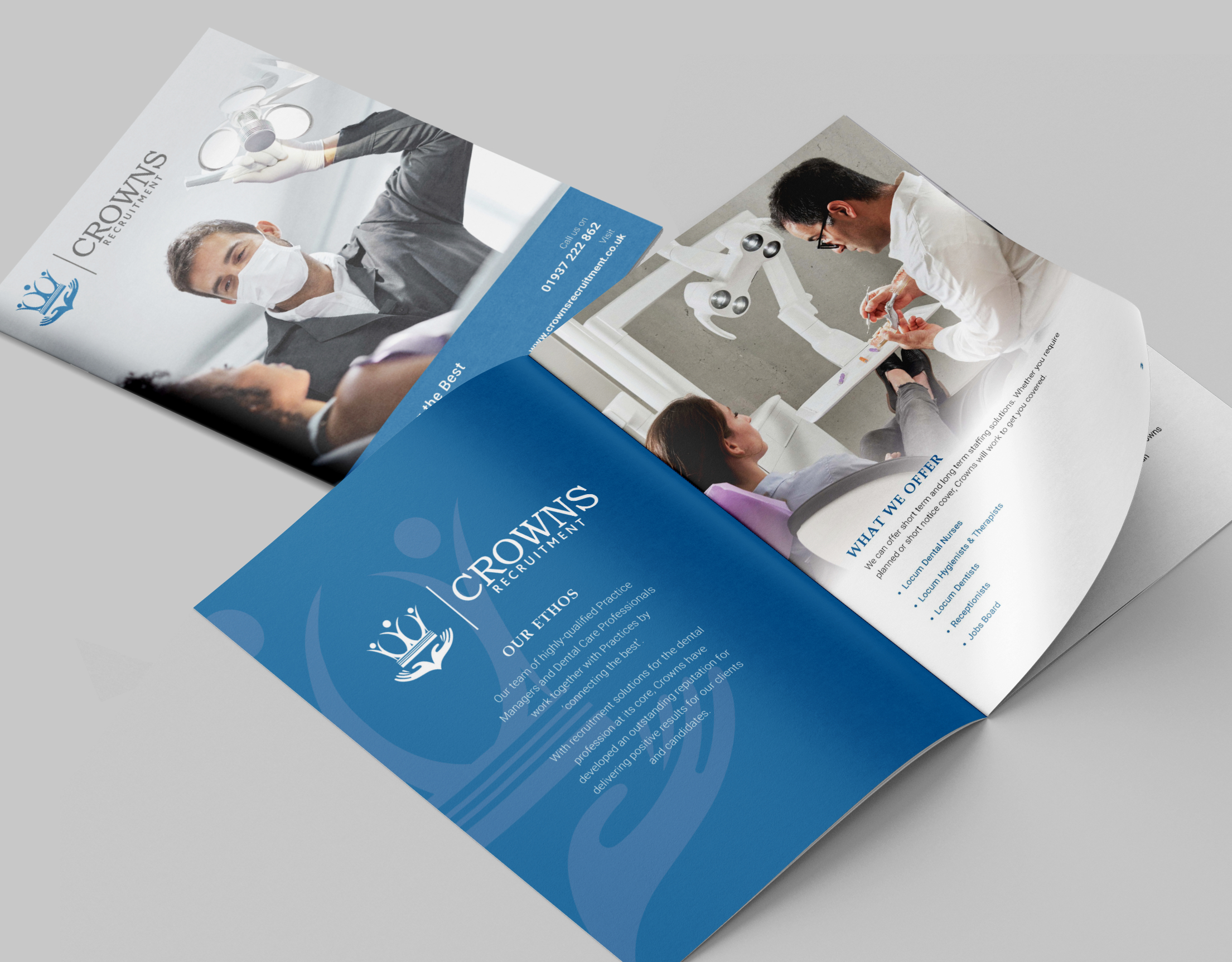 Graphic design for layout and print, including logo and branding.